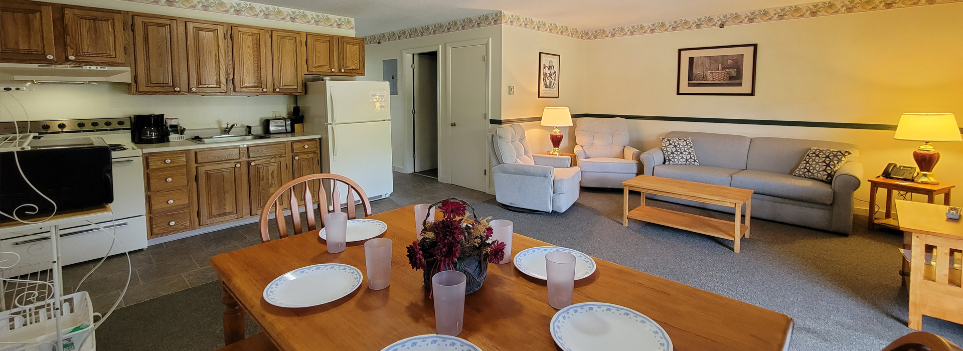 River View Resort, Guest Suites Nightly Rentals, Bethel, Maine